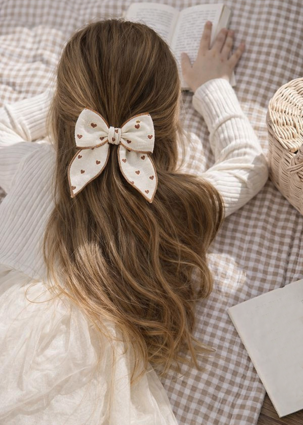Nouvelle barrette Fable - Petits cœurs