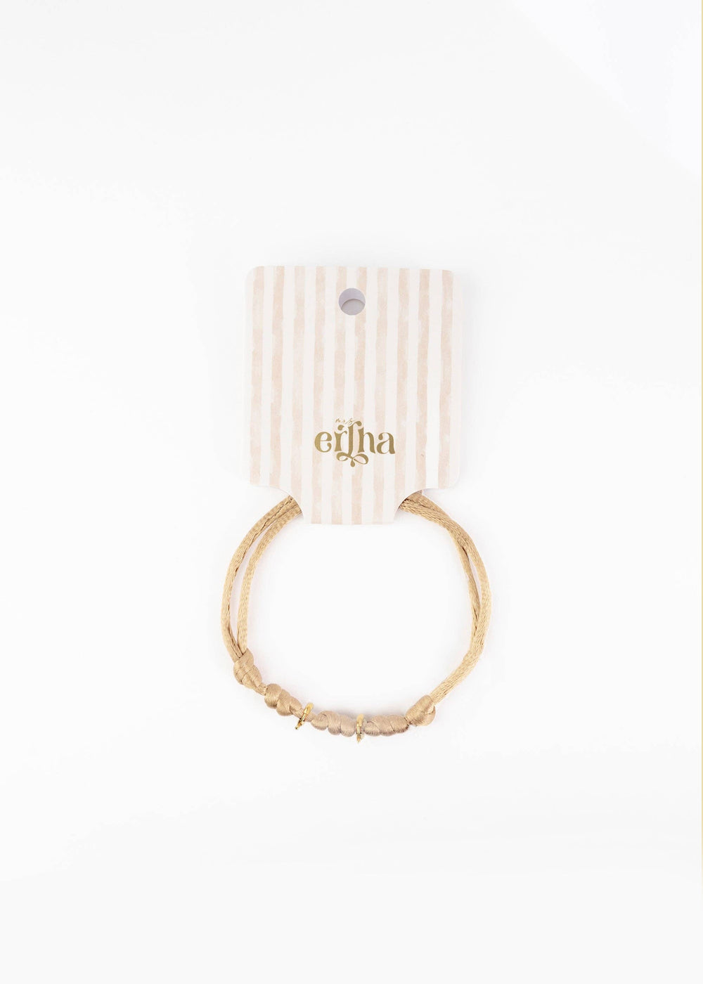 Fabrique Mon Bracelet - Pêche Douce: Soft Peach / Two Hoops ( 2 charms )