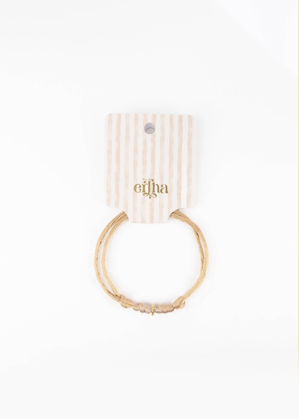 Fabrique Mon Bracelet - Pêche Douce: Soft Peach / Two Hoops ( 2 charms )
